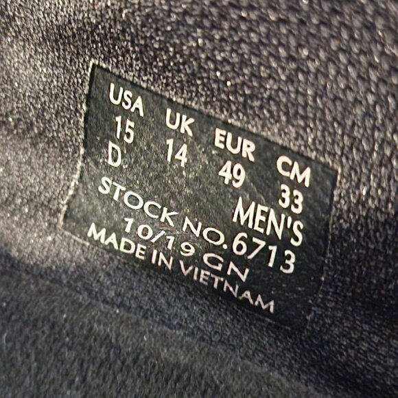 Red Wings ComfortPro 6705 Safety Toe Slip-On Black Leather Loafers Size 15D - Picture 7 of 7